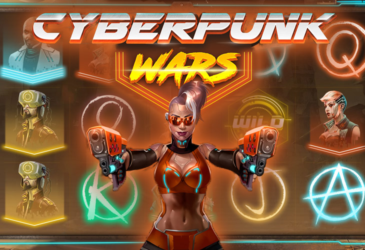 Cyberpunk Wars - Woohoo slot at Admiral Kasino Casino