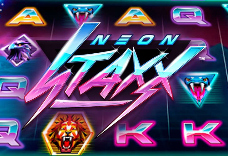 Neon Staxx - NetEnt slot at Admiral Kasino Casino