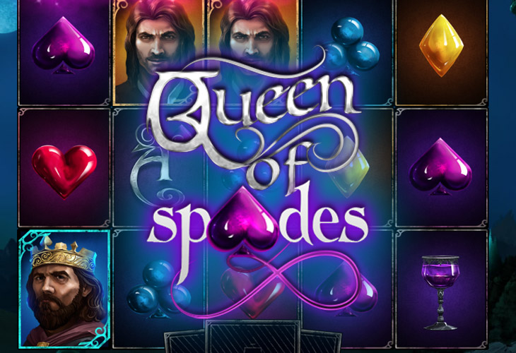 Queen Of Spades - Mascot slot at Admiral Kasino Casino