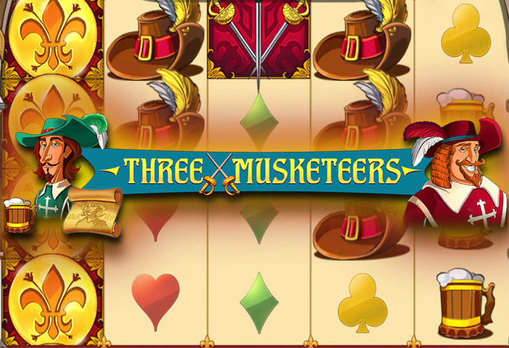 Three Musketeers - Red Tiger Gaming slot at Admiral Kasino Casino